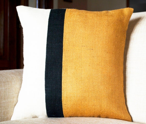 mustard throw pillows