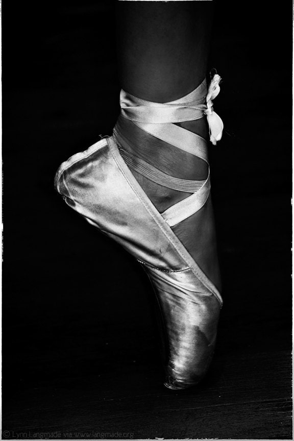 black and white ballerina shoes
