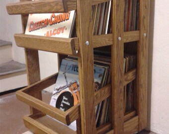 RC4 Vinyl Record Cabinet with Drawer Slide
