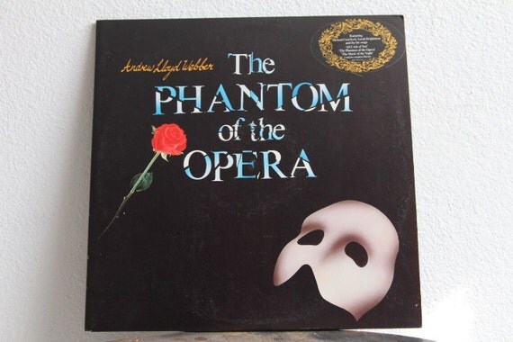 Phantom Of The Opera Vinyl Records 2 Lps W Original Booklet