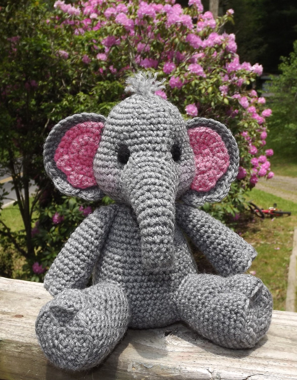 Baby Elephant Amigurumi Crochet Pattern PDF by