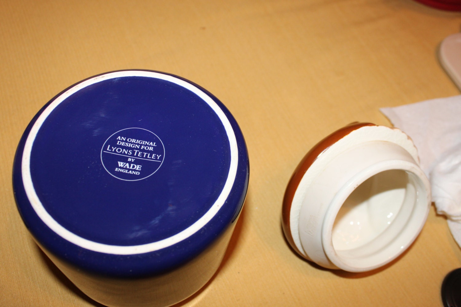 Tetley Tea Folk Cookie Jar by Wade Rare Collectible Cookie