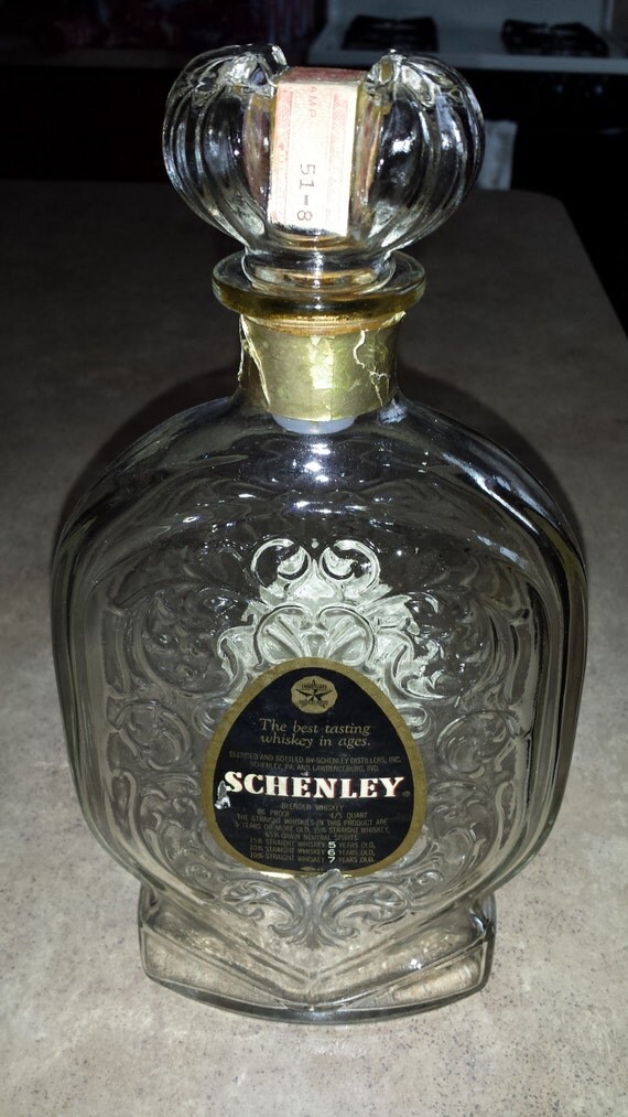 Schenley Reserve Whiskey Decanter