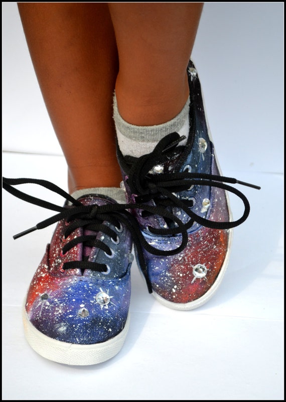 Girls Shoes Galaxy Sneakers Girls Sneakers Personalized