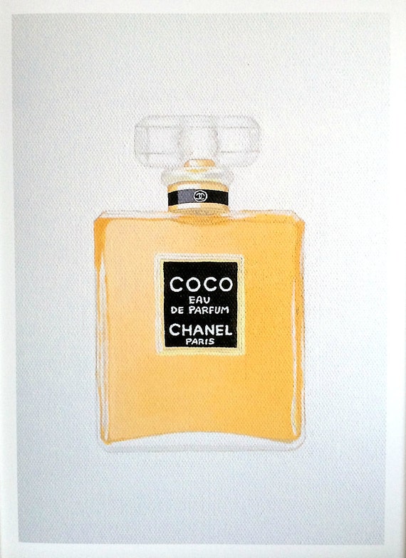 SALE Chanel Coco A4 Art Print by CocostyleStudio on Etsy