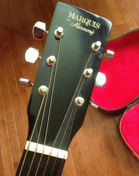 Handcrafted Harmony Marquis Acoustic Guitar H540