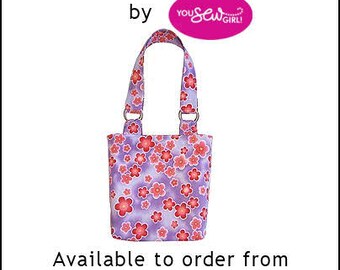 Handbag, Tote Bag, Shoulder Bag - Small Tote  Satchel Pattern YOU SEW ...