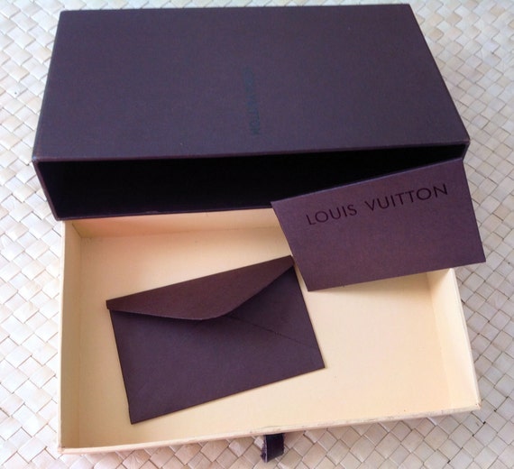 Vintage and Authentic Louis Vuitton Gift Box with Gift Card