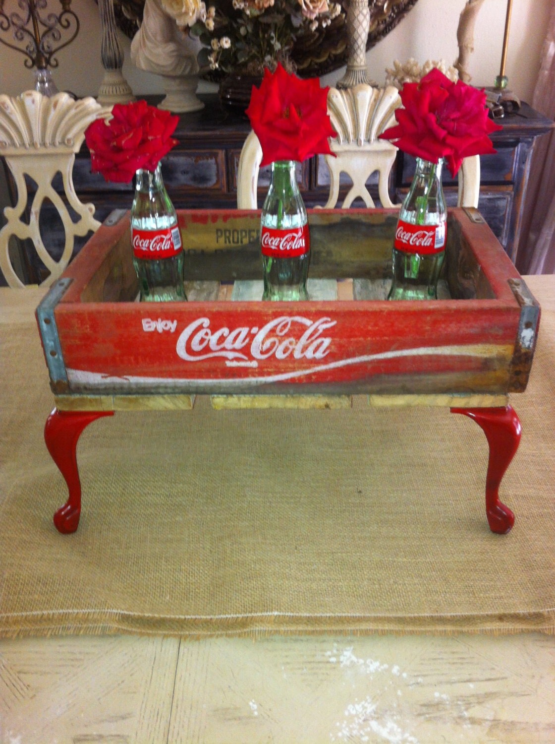 Vintage Coca cola wood crate by MerishcasVintage on Etsy