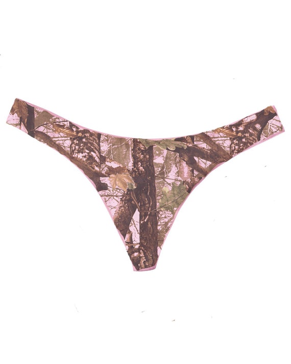 Items Similar To Huntress Pink Camouflage Thong Panties Camo Is Hot