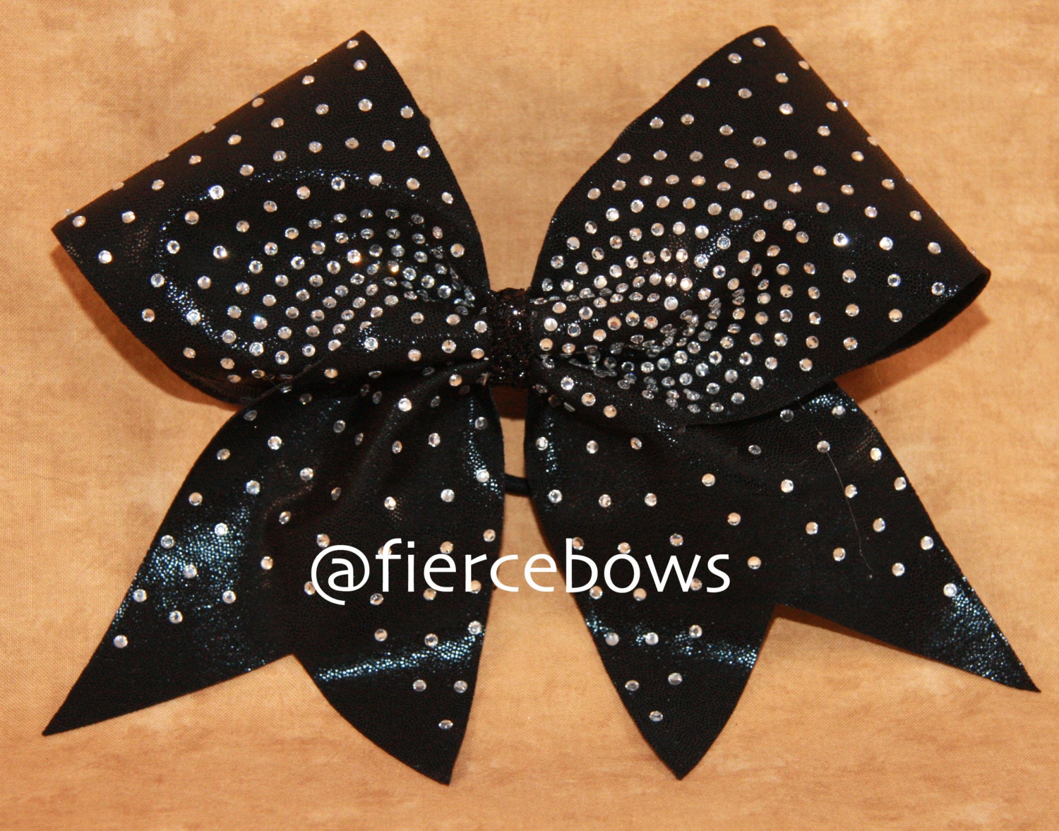 Starburst Rhinestone Cheer Bow