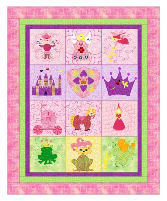 Baby Girls Quilt A Girls Imagination Quilt Pattern