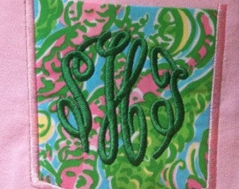 lilly pulitzer monogram shirt