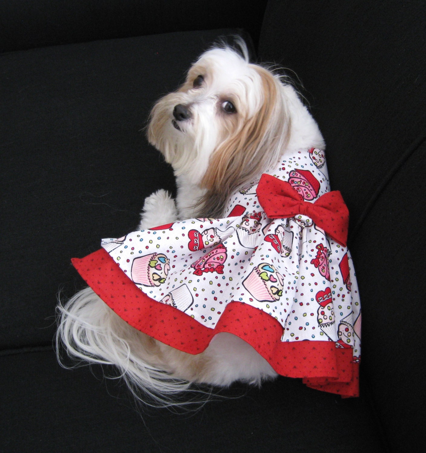 XXSM Tiny Dog Dress Cupcake Dog Dress Small Dog Dress