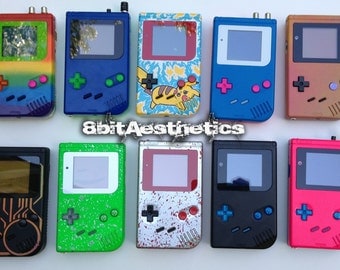 YOUR CHOICE Custom Backlit Original Nintendo Gameboy for Retro Gaming in the dark or LSDJ Chiptune