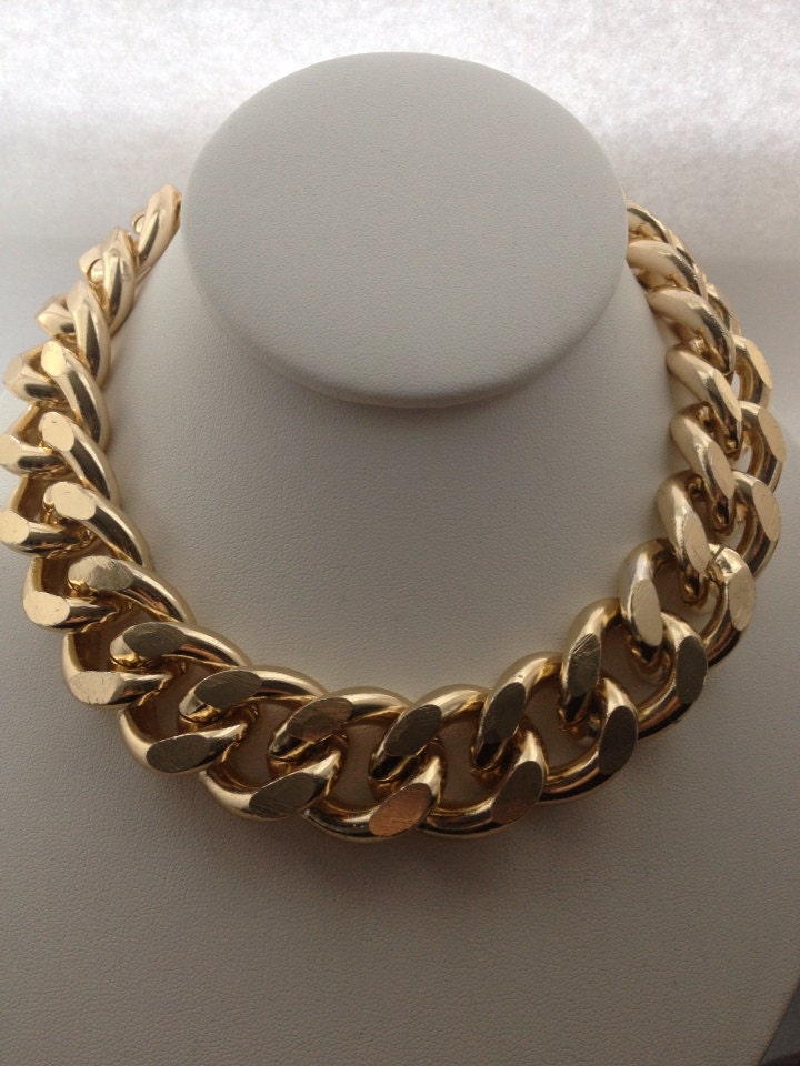 Extra Chunky Gold Chain Necklace