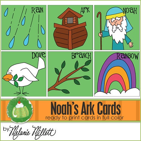 Noah S Ark Match Card Game Downloadable Pdf Only