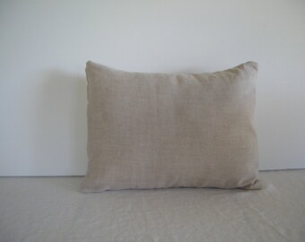 Natural Linen 12x16 Pillow Cover