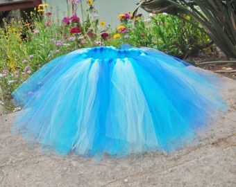 sky blue tutu skirt