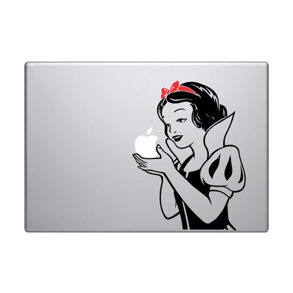 Snow White holding apple Vinyl Decal / Sticker to fit ...