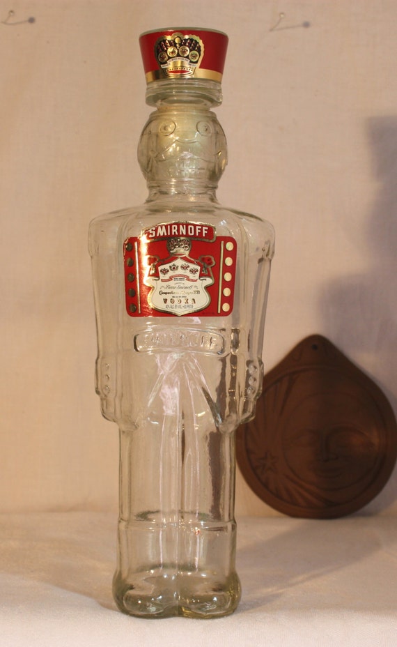 Smirnoff vodka nut cracker soldier bottle 13 by SesameShmuke