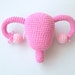 uterus stuffed toy