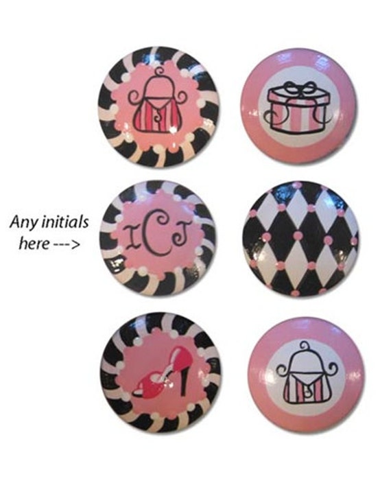 Kids Fancy Girl Personalized Drawer Knobs Pulls