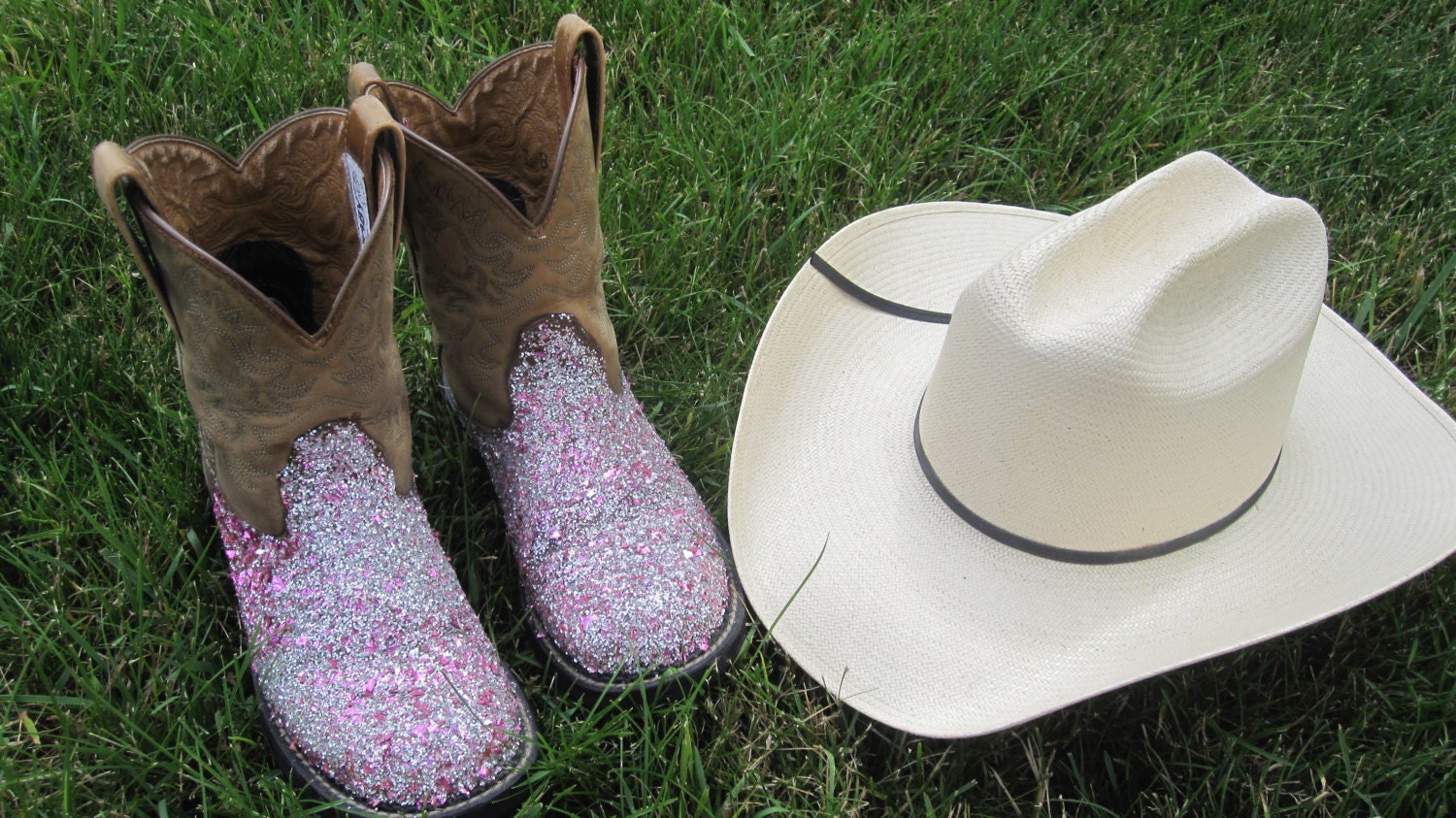 glitter cowgirl boots