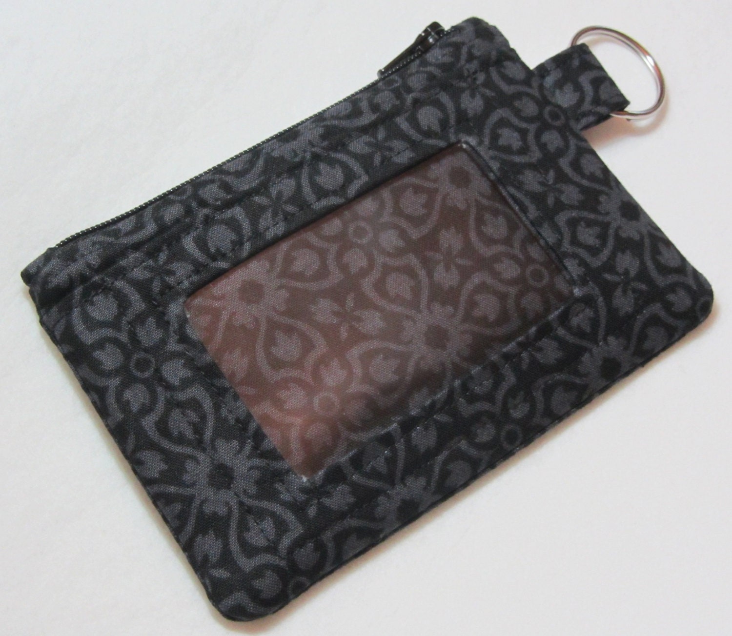 Last One ID Wallet / ID Holder / Keychain by EarlyBirdStitches