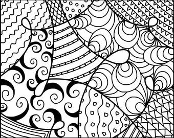 adult coloring book on Etsy, a global handmade and vintage marketplace.