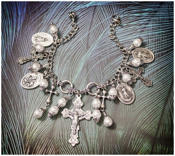 Religious Jewelry Charm Bracelet Religious Charm Bracelet
