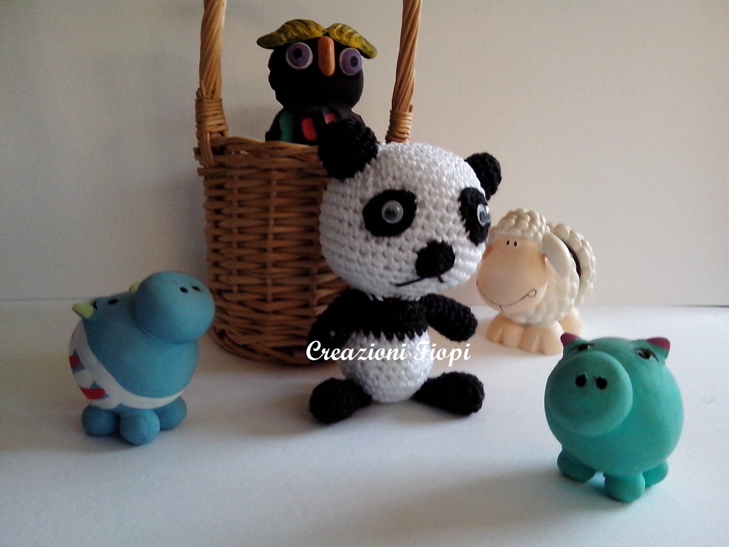 PATTERN 89 Amigurumi orso PANDA Spiegazioni di CreazioniFiopi