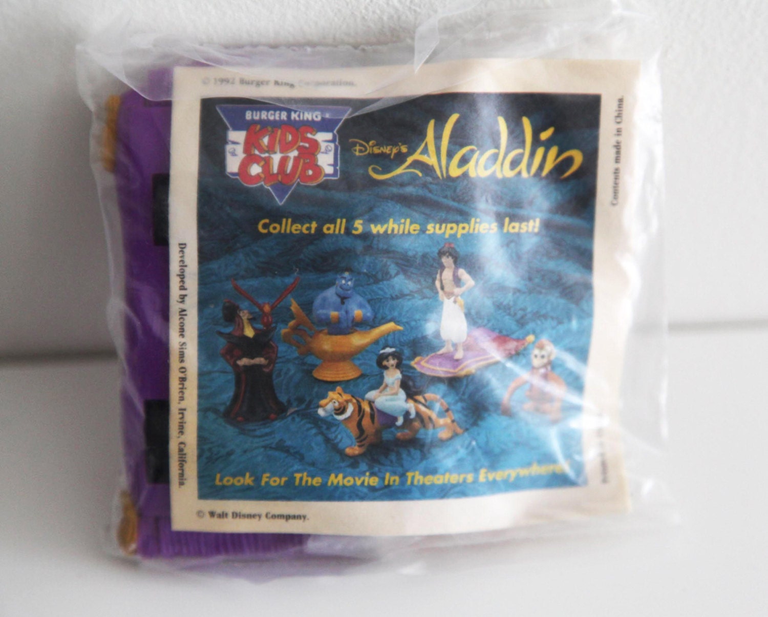 aladdin burger king toys