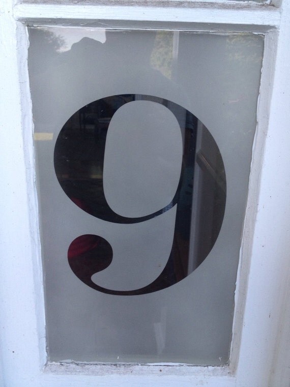Vinyl Decal House Numbers