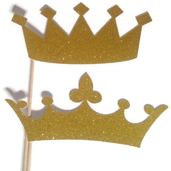 Photo Booth Props Prince And Princess Crowns By Craftingbydenise