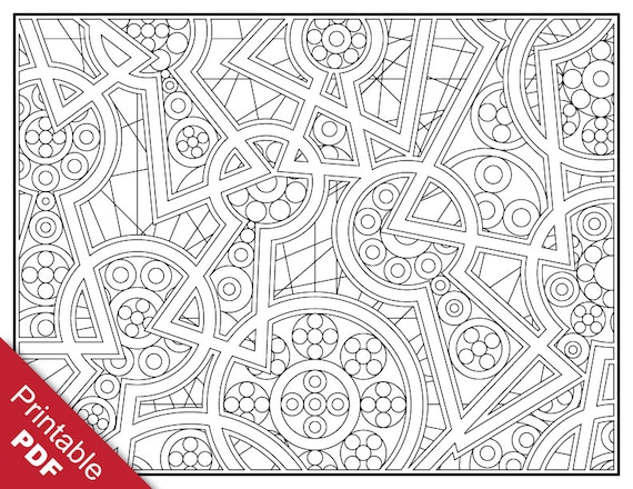 pages for coloring for older adults - photo #5