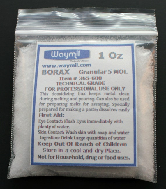 1 Oz Borax Flux For Casting Melting Gold Granular Glaze by Waymil