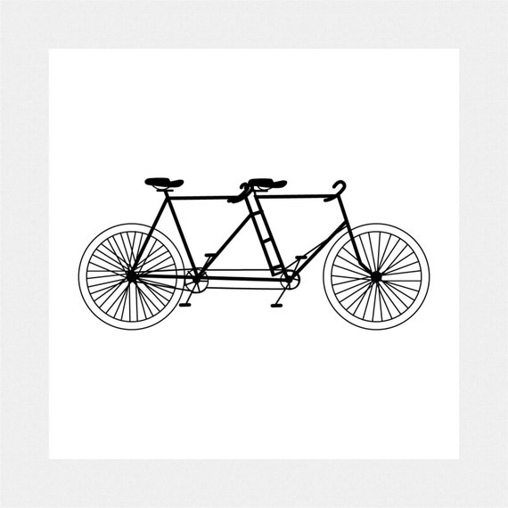 bicycle built for two clipart - photo #37