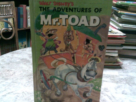 1949 Big Golden Book The Adventures of Mr Toad Walt Disney