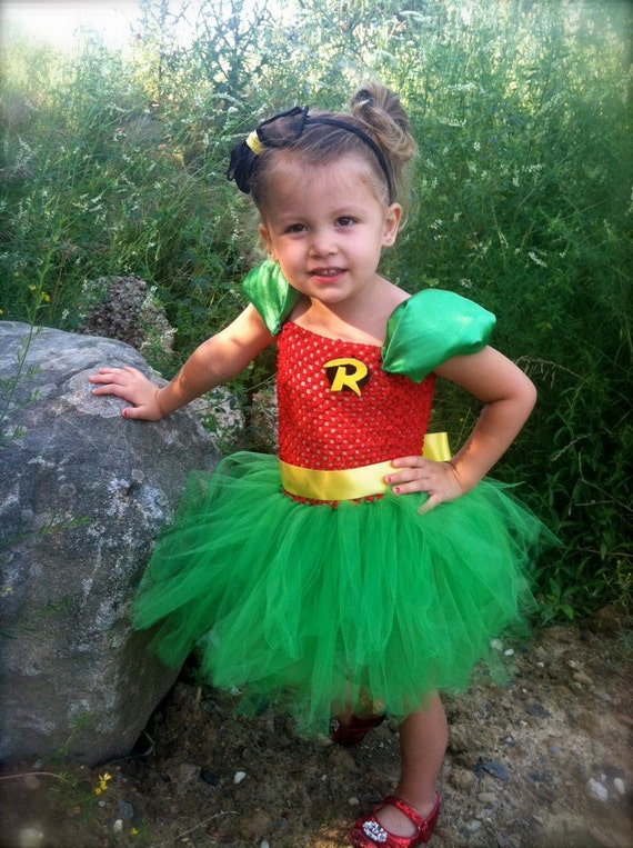 Robin Batman's Sidekick Tutu Costume