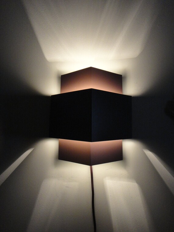 Small Triple Triangle Wall Light Fixture