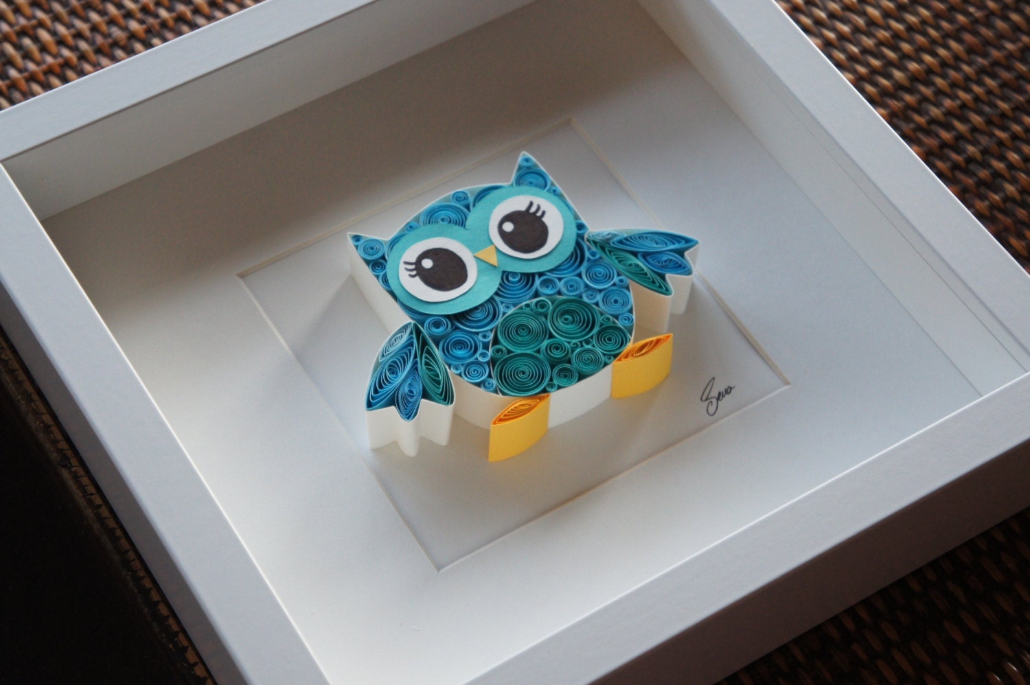 Quilled Paper Art Lovely Owl