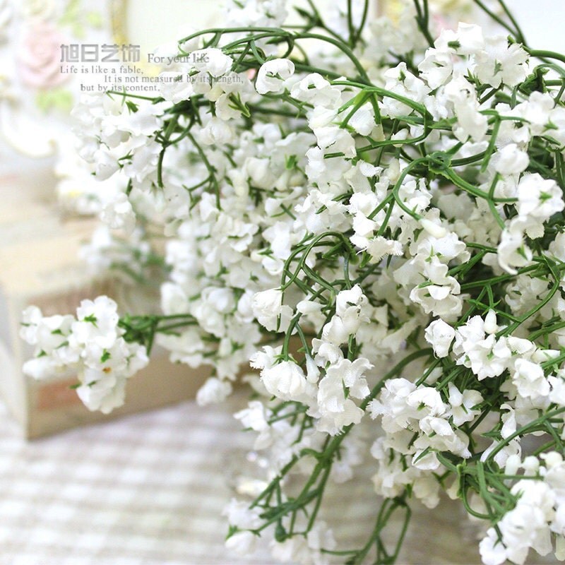 20pcs/lot 1200 heads NEW Bulk single silk babys breath