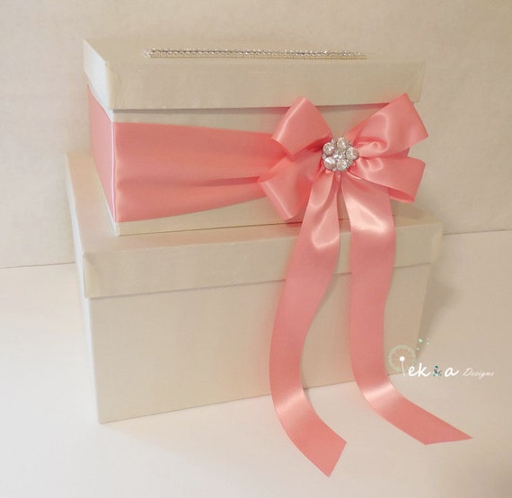 Wedding card box / money box / card holder / gift card box / 2 Tier ...