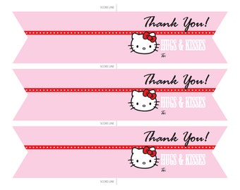 Items similar to Hello Kitty Christmas tags on Etsy