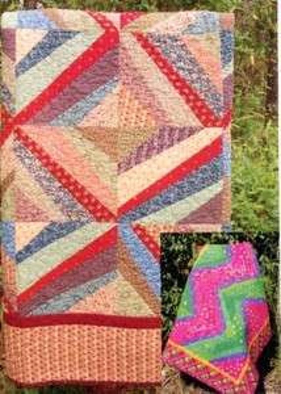 Kwik Scrappy String quilt pattern by MDColeDesigns on Etsy