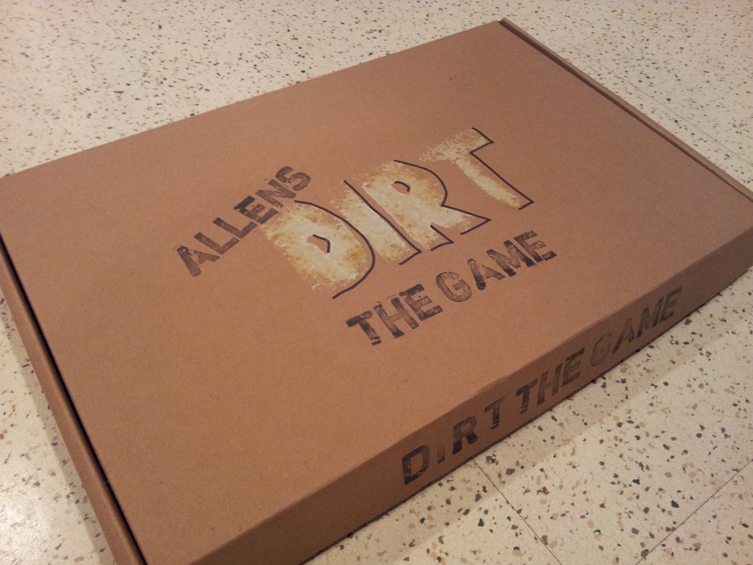 A sprint car racing board game.