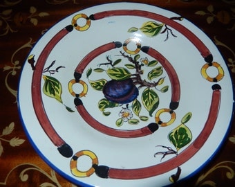 Italian Hand Painted Plate Wall Hanging