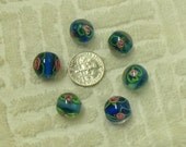 FBC1607 Round Painted Glass Beads