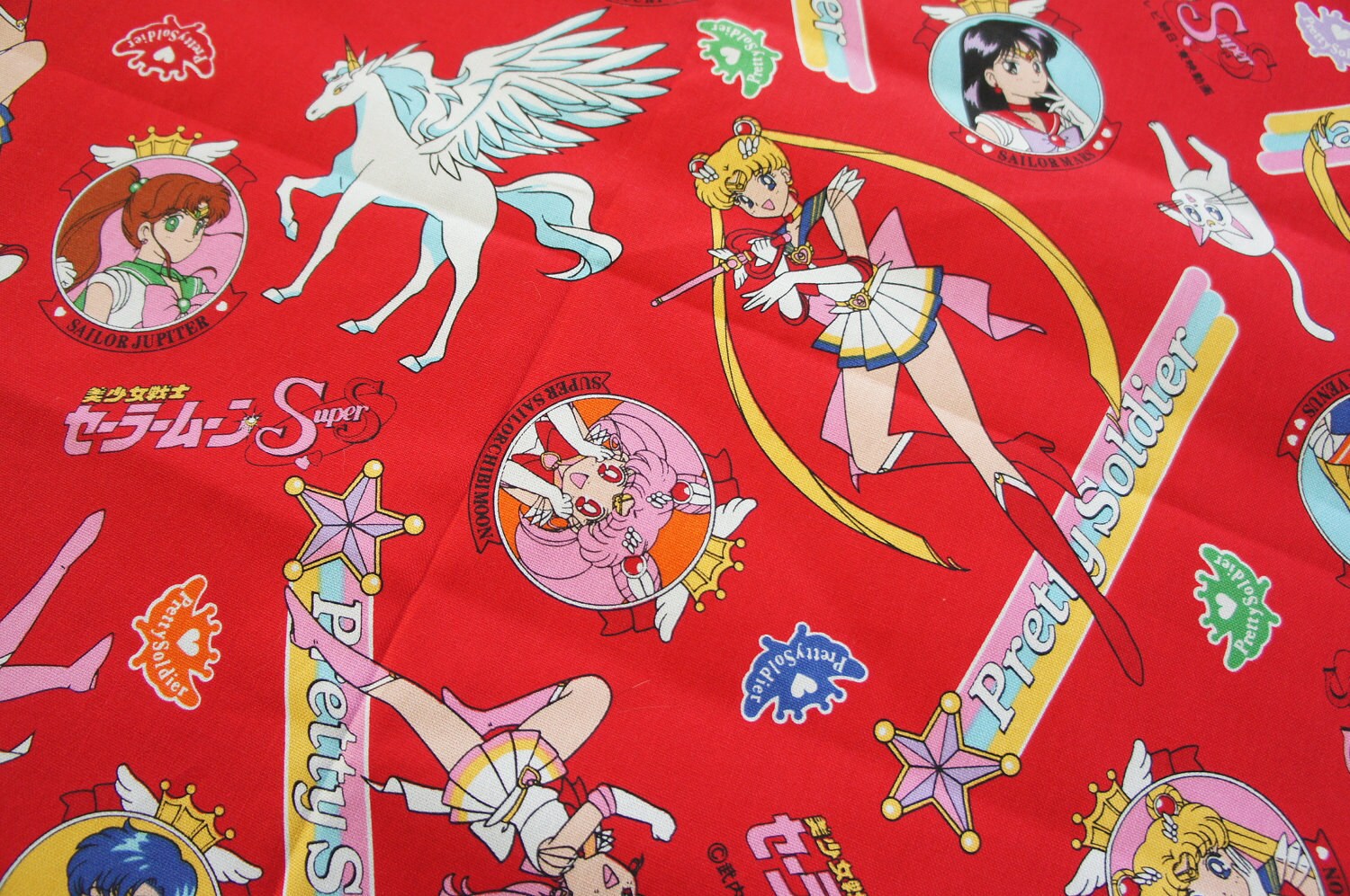 Only one available Sailor Moon Fabric by JapanFabricStore on Etsy